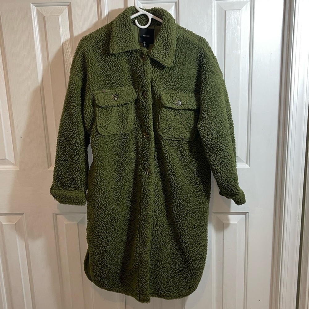 Medium Women's Oversized Teddy Sherpa shirt.Pre owned